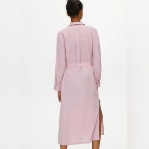 The Group by Babaton Utility Button-Up Dusty Pink Dress | Aritzia Size S